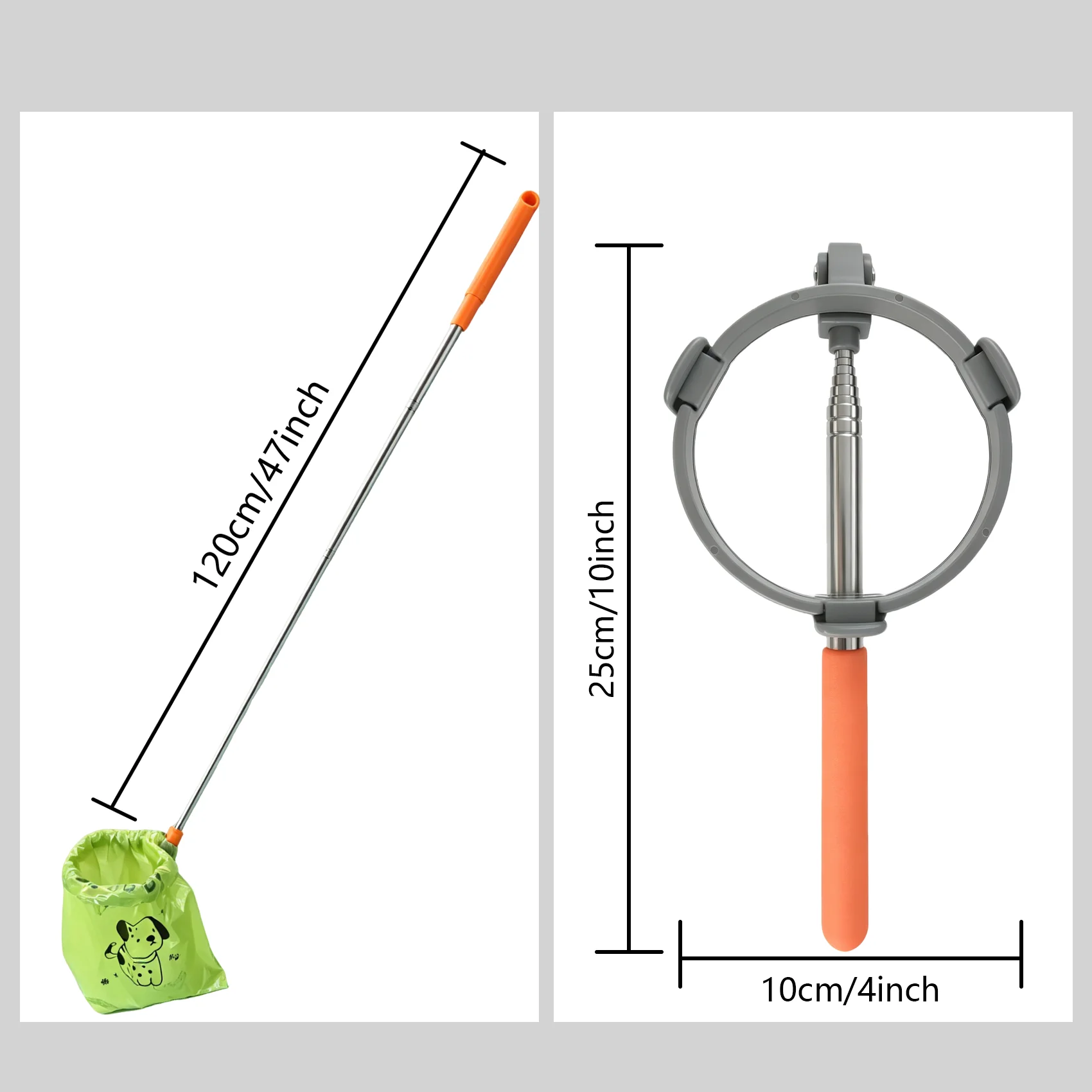 Compact & Efficient Pet Waste Collector - Friendly Cleanup Tool
