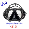 Myopia Diving Masks Snorkeling Set Nearsighted Swimming Goggle Short Sighted Nearsightedness -1.5 to -9.0 6