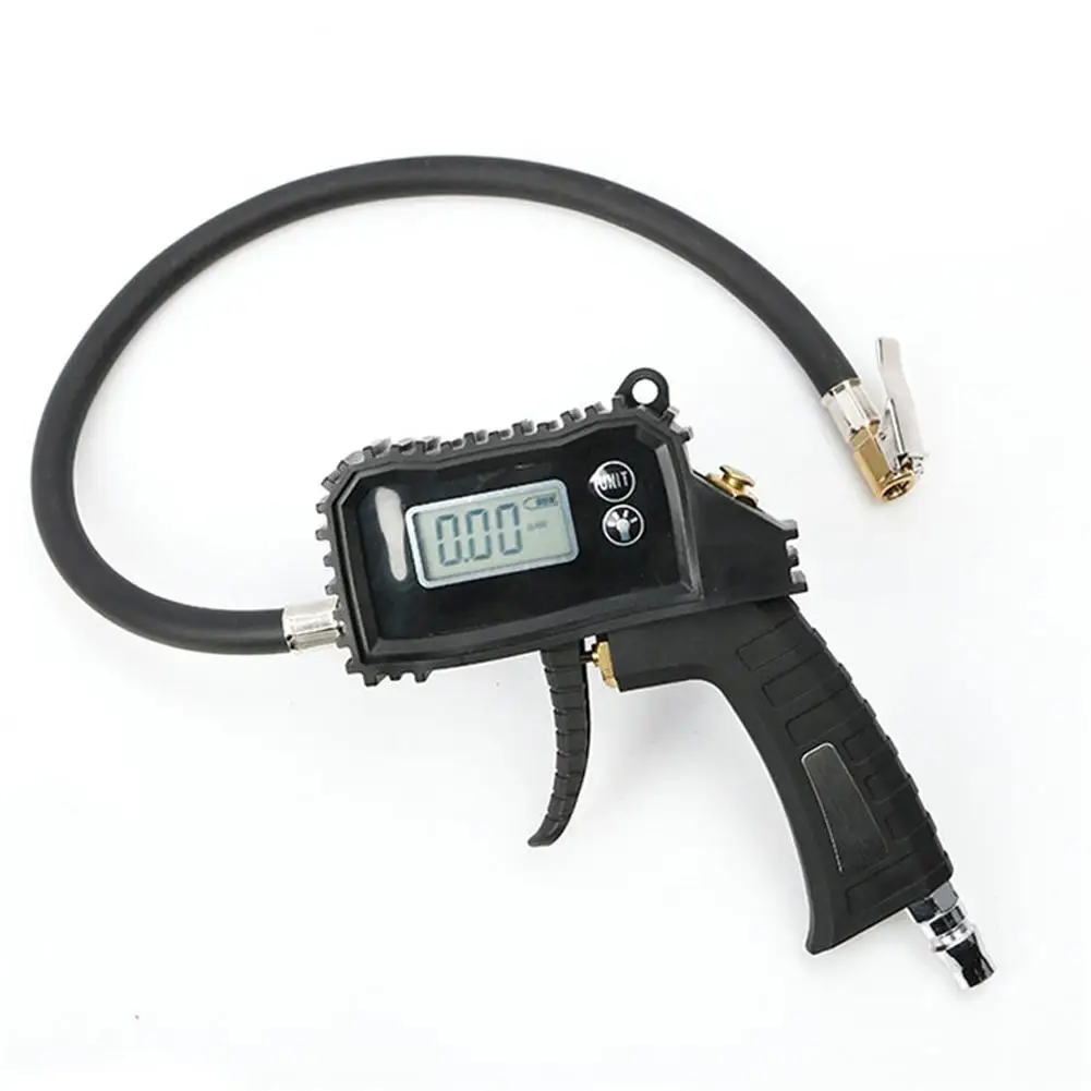 Auto Tire Pressure Gauge Digital Display Inflator Air Pressure Tester