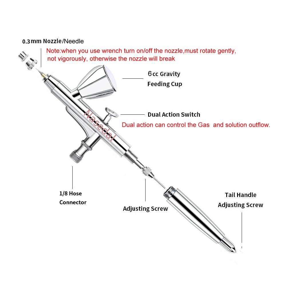 Nasedal NT-99 ڵ    ׼ 귯  Ʈ,  ,    ġ ġ, 0.2mm, 0.3mm, 0.5mm
