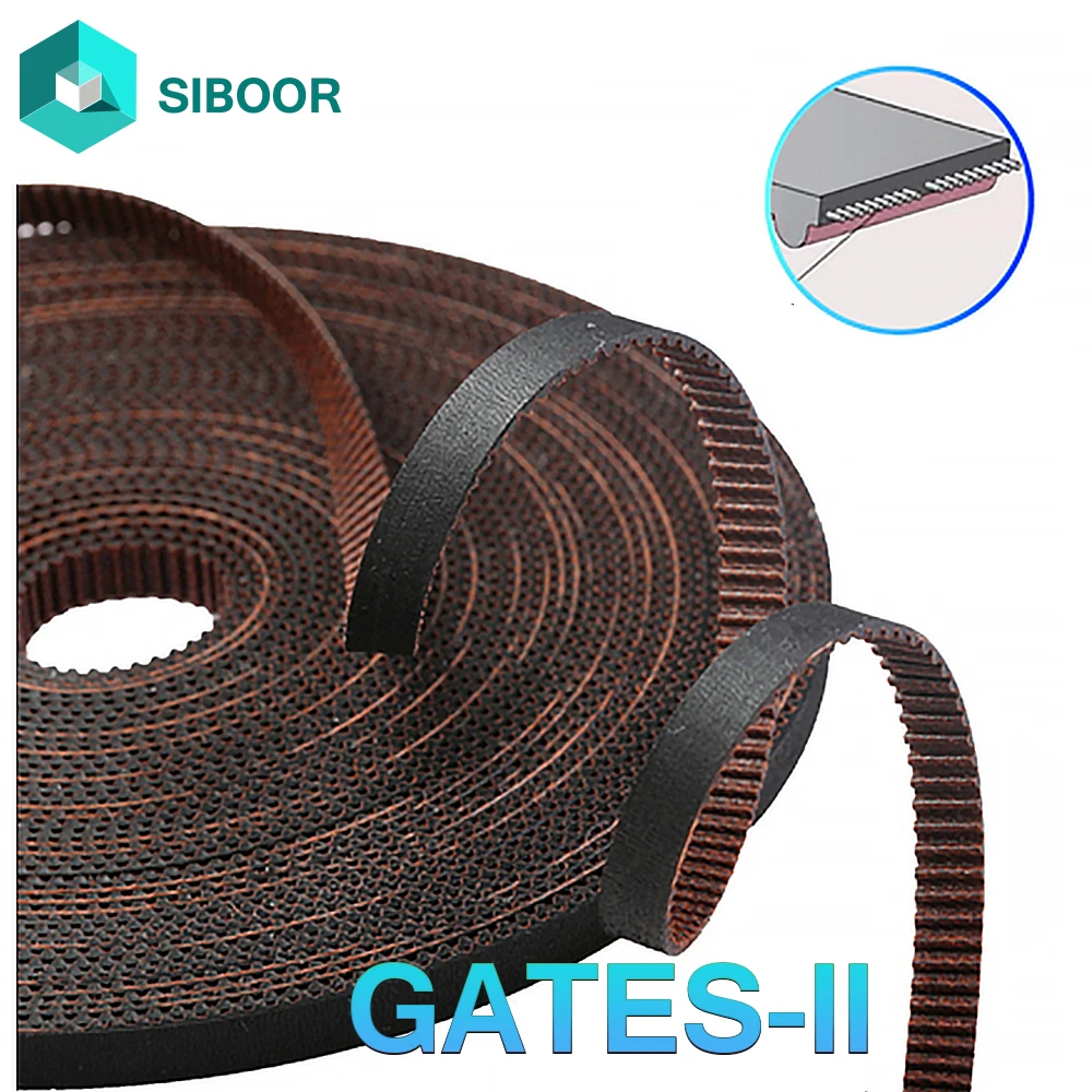 GATES-LL-2GT Belt Synchronous Belt GT2 Timing Belts 3D Printer Parts Width 6MM 9MM VS GT2-6MM Open Timing Belt For Ender 3 CR10