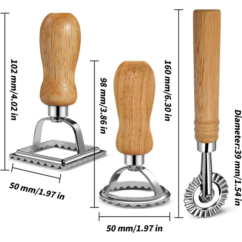 Pasta making tools Ravioli cutter set Ravioli stamp maker