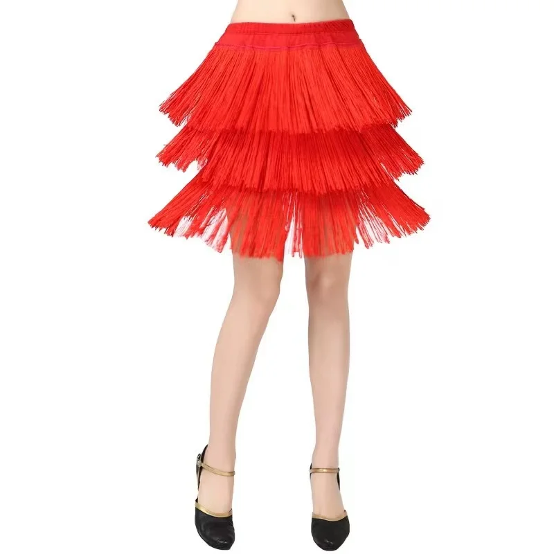 

Latin dance Women's Short Dress Sexy Women's Tassel Skirt