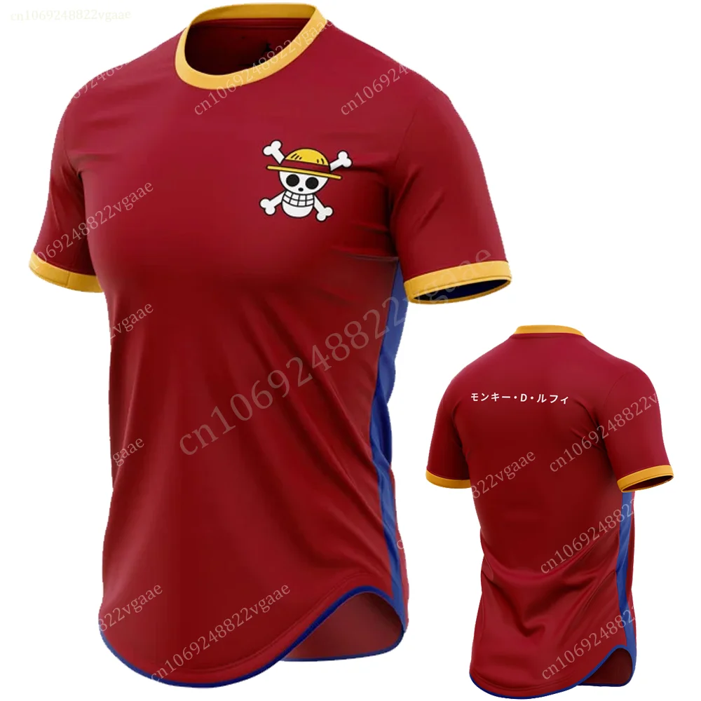 Kids T Shirt Japanese Anime Summer One Piece Tshirt Monkey D Luffy Gear 5 T Shirt Kids Boys Short Sleeve Tee Clothes Top Training Uniform GYM