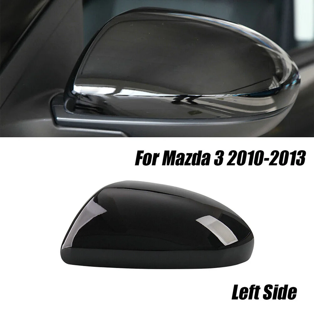 

Новинка для Mazda 3 2010-2013 черная левая Замена бокового зеркала водителя Крышка корпуса Прямая замена автомобильные аксессуары