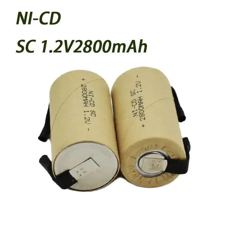 

Quality SC 2800mah 1.2v Battery NI-CD Rechargeable Batteries for Makita Bosch B&D Hitachi Metabo Dewalt for Electric Screwdriver