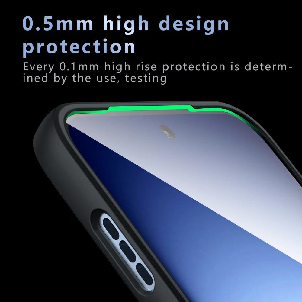 Ultra Magnetic Wireless Charging Shockproof Phone Case - Soft TPU Frame & Hard Plastic Translucent Matte Back Cover