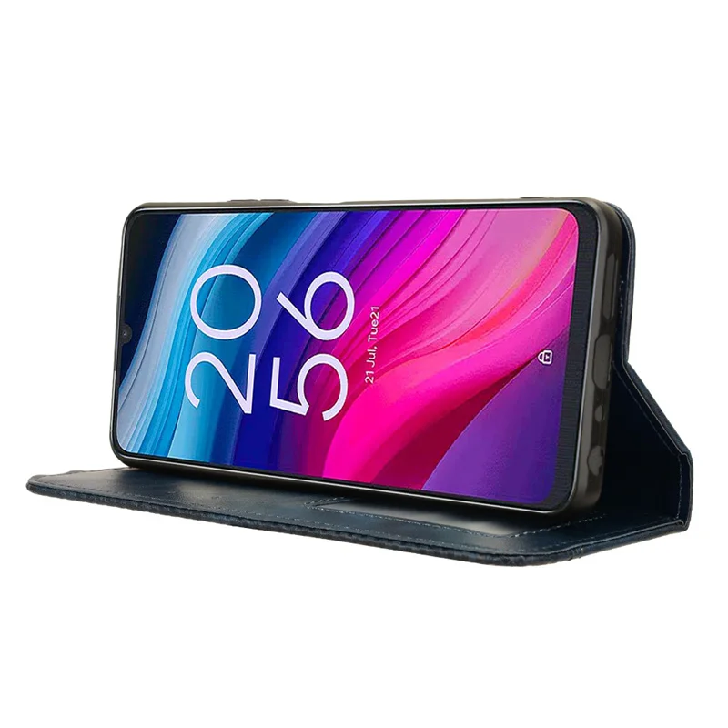 Premium Magnetic Retro Wallet Case - PU Leather