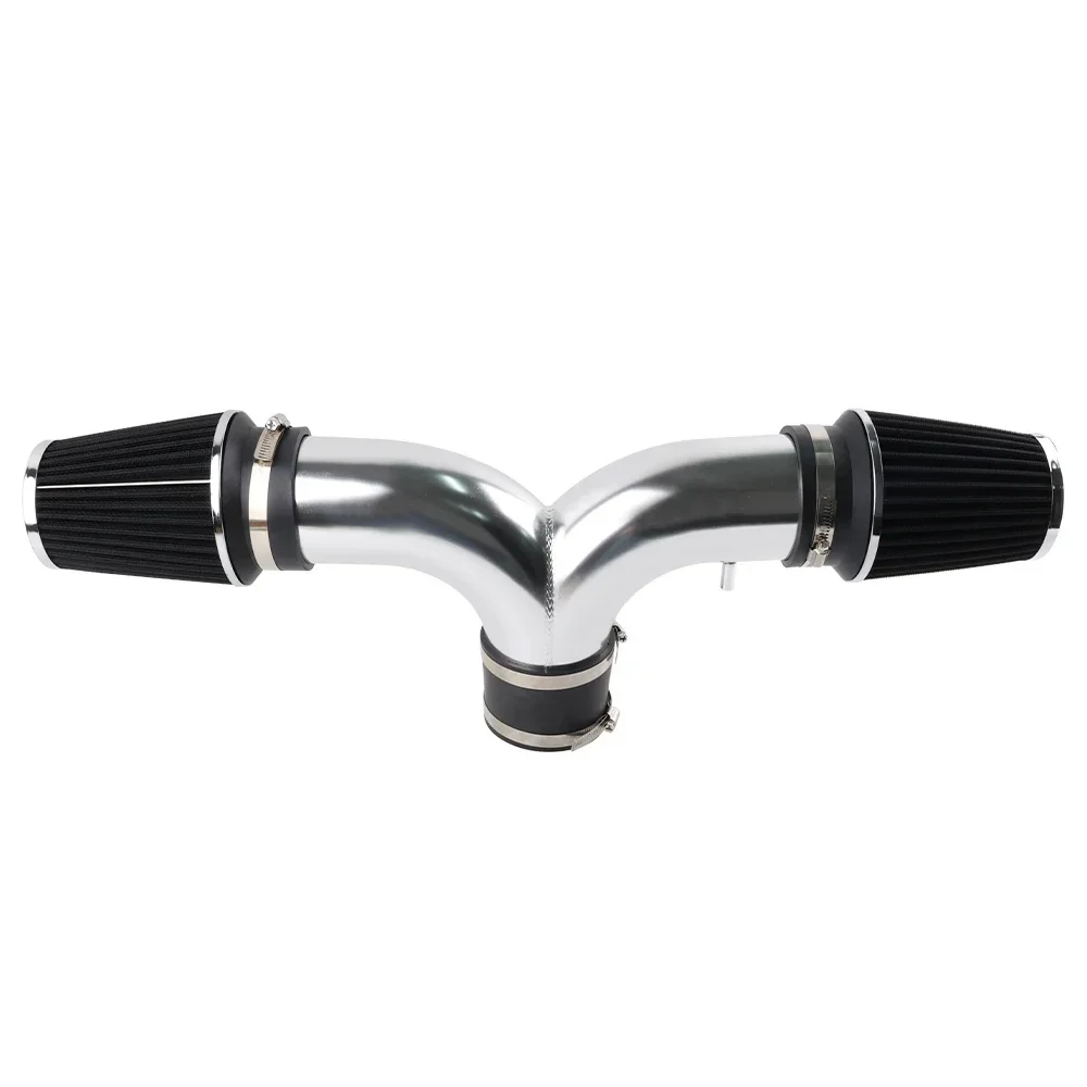 Cold Air Intake Kit Filter Dual Twin For 00-02 Dodge Durango 3.7L V6/4.7L V8 For 99-04 JEEP Grand Cherokee 4.7L V8