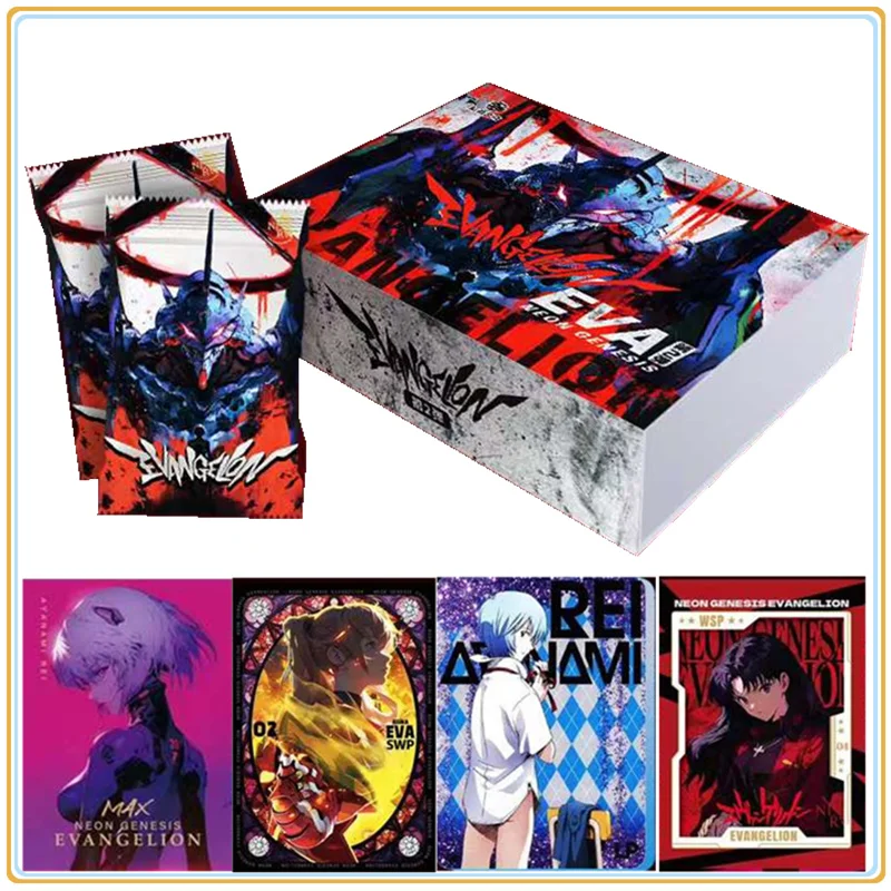 

Коллекционные карты Neon Genesis Evangelion, Фантазийная морская культура, Eva Booster Box, оригинальные детские игры на день рождения, играющие Acg карты