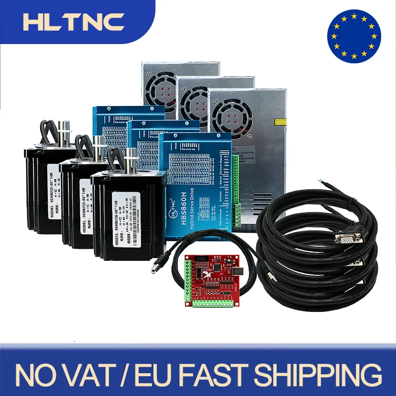 Controlador De Motor Paso A Paso, 150W 23 Servomotor Paso A Paso De Circuito Cerrado Motor Paso A Paso Optimizado Para La Excelencia Vobormx Herramienta