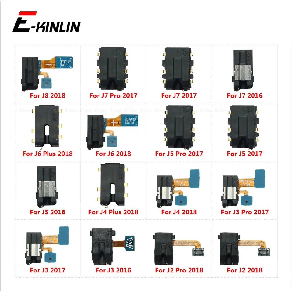 

Шлейф для наушников Samsung Galaxy J2 J3 J5 J7 Pro J4 J6 Plus J8 2016 2017 2018