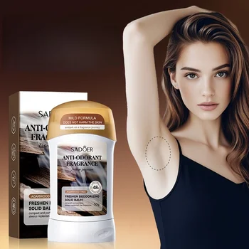 50g Fresh Deodorant Solid Stick, for Daily Use, Effectively Controls Underarm and Body Odor, Gentle Skin Care Formula, Suitable for Both Men and Women, Suitable for Various Skin Types 1