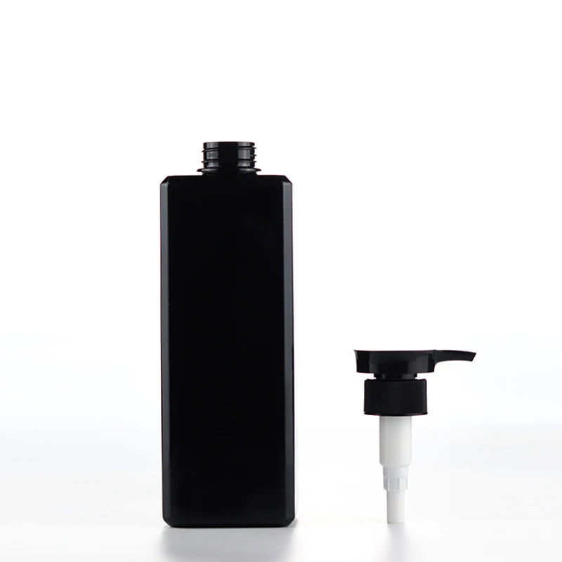 4Pcs/Set Plastic 500ml Empty Square Bottle Hand Wash Soap Dispenser Liquid Shampoo Pump Container Shower soap dispenser shampoo dispenser soap dispenser bottle