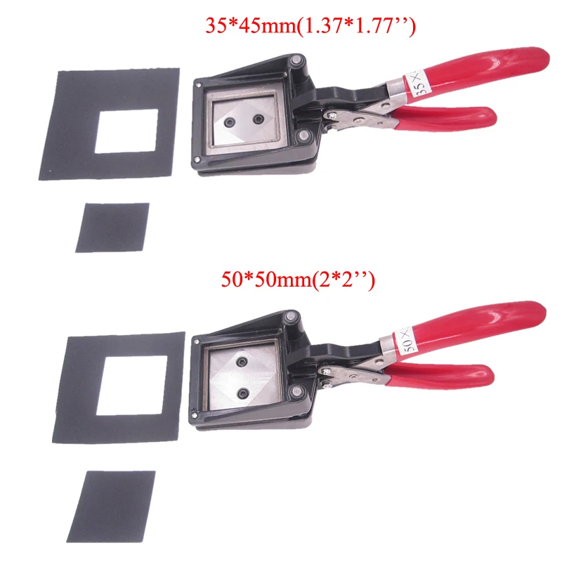 Handheld Die Cutter 35 x 45mm Right Corner Passport ID License Photo Punch 45x50mm 50x50mm