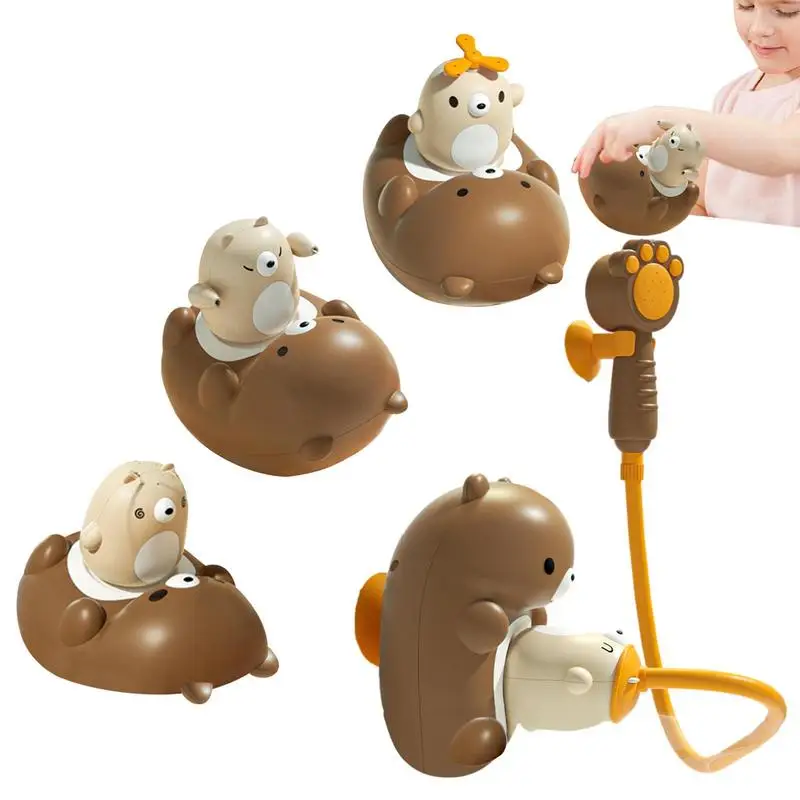 

Babies Bath Toy Infant Fun Bath Tub Time Electric Water Spraying Floating Animals Water Toy Birthday Shower Gift Set For Girls