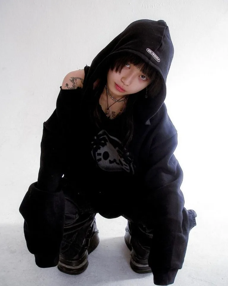 Damen Hoodie Oversized Zip Up - Kapuzenpullover Mit Reißverschluss Streetwear