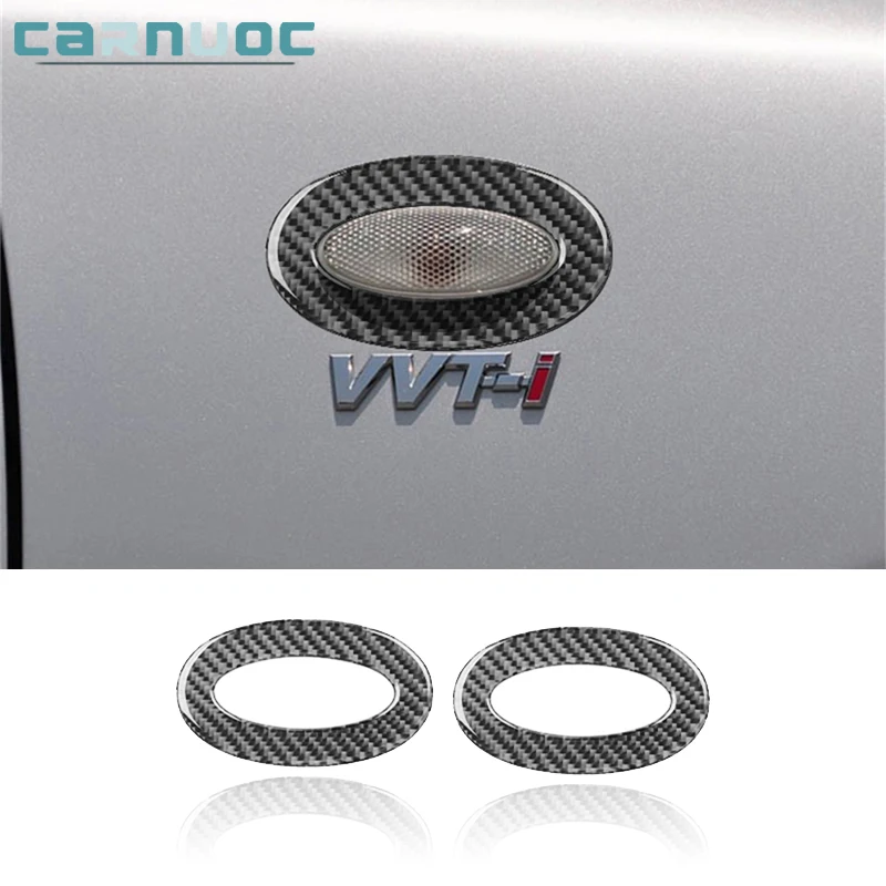 

For Toyota Corolla 2006-2012 Outside Left Right Turn Signal Light Car Interior Decorative Accessories Carbon Fiber Stickers