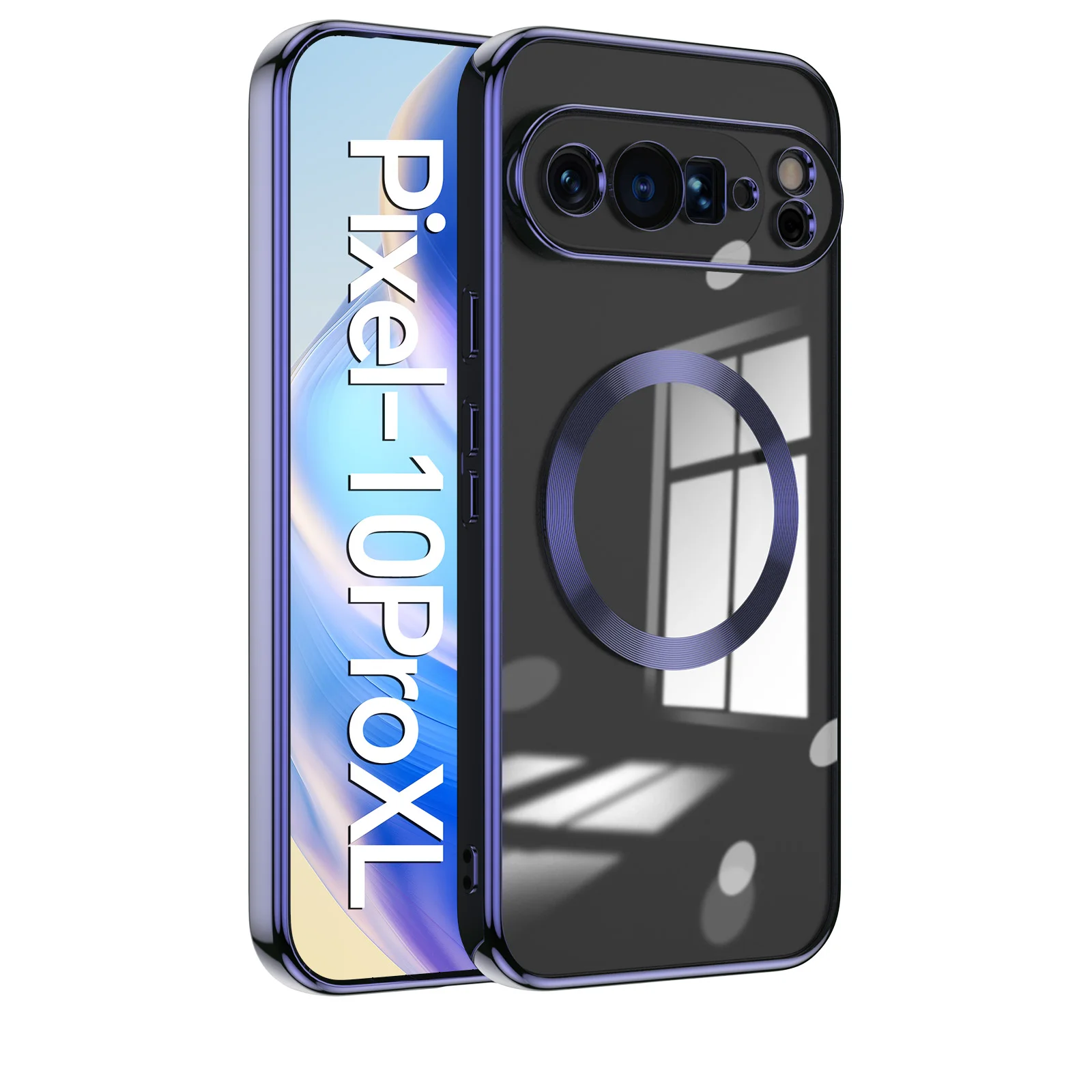 Enhanced Electroplated Shockproof Clear Soft Cover