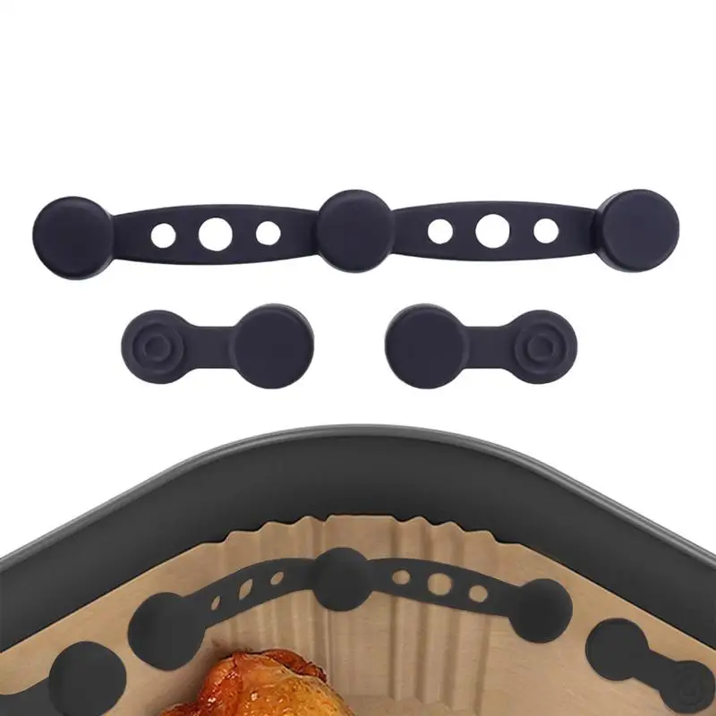 Air Fryer Magnets for Parchment Paper Silicone Magnet Buckle Air Fryer Accessories Liner Holder Replacement Parts Prevent Paper air fryer accessories
