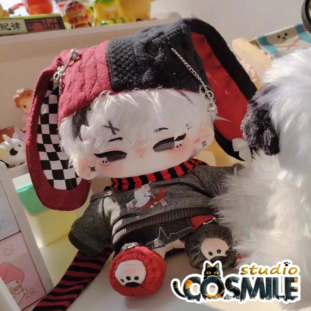 Kpop Star Idol Gal Angel Demon Fashion Y2K Abby Style Stuffed Plushie 20cm  25cm 30cm Plush Toy Doll Clothes Clothing YM
