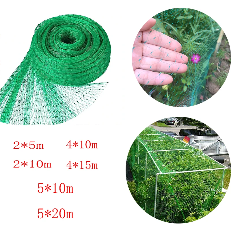 

8 size Bird Netting for Garden Protect Vegetable Plants and Fruit Trees,Plastic Trellis Netting for Birds, Deer,Animals