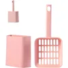 Plastic Scoop Cleanning Tool Cat Litter Scoop with Stand Cat Litter Shovel Strong ABS for Cat Sand Cleaning Supplies Products 3