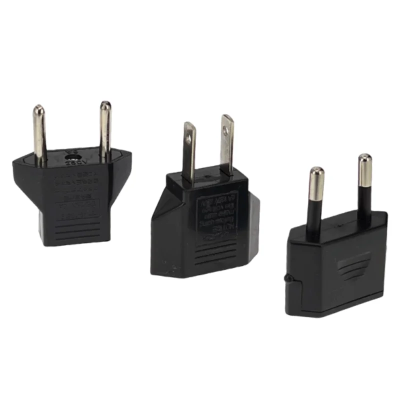 Universal Travel Power Adapter - American to European Converter, 2-Pin Plug Adapter