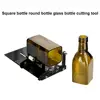 Versatile 1 Set Durable Square Round Glass Bottle Cutting Machine High Strength Glass Cutter Adjustable   for Home 5