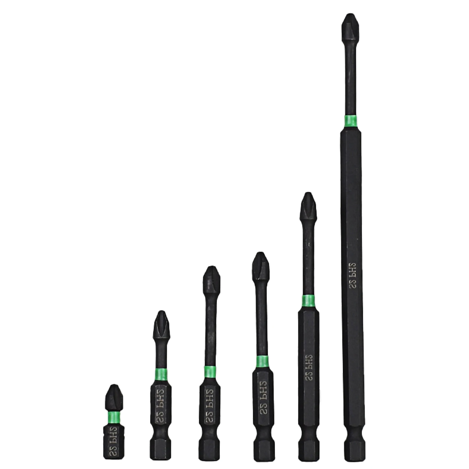 

6pcs Easy Install Anti Slip Electric Screwdriver Bit Heavy Duty Durable Alloy Steel Extra Long Handheld Driver Magnetic Drill