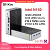 GMKtec G9 4-Bay Mini PC NAS Intel N150 M.2 NVMe Slots Homelab Server 12G LPDDR5 64GB eMMC Ubuntu 2x2.5G Firewall Computer WiFi6 1