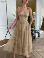 Customized Glittering Stars Sequined Homecoming Dresses 2026 Charming Short Prom Dress Ankle Length A-Line Party Dress - Image 4