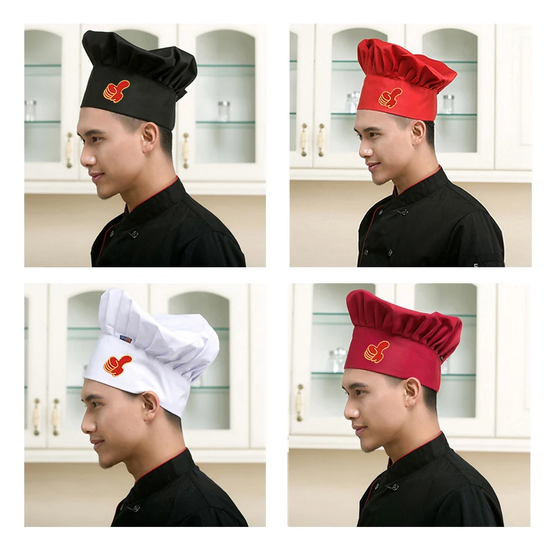 

Restaurant Female Chef Cooking Hat Hotel Male Cook Mushroom Cap Cafe Bar Waiter Work Cap Bakery Cake Shop Waitress Kitchen Caps