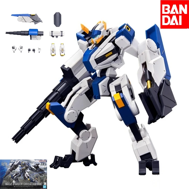

Bandai Original HG 1/72 SUNRISE BEYOND MAILeS BYAKUCHI(DRILL&CLAW ARM)Joints Movable Anime Action Figure Toys Gifts For Children