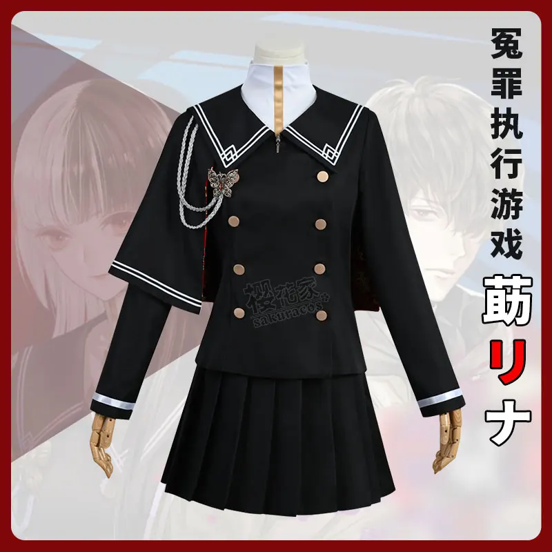 

COSLEE Yurukill Izumida Azami Cosplay Costume Game Suit Uniform Halloween Carnival Party Outfit For Women New