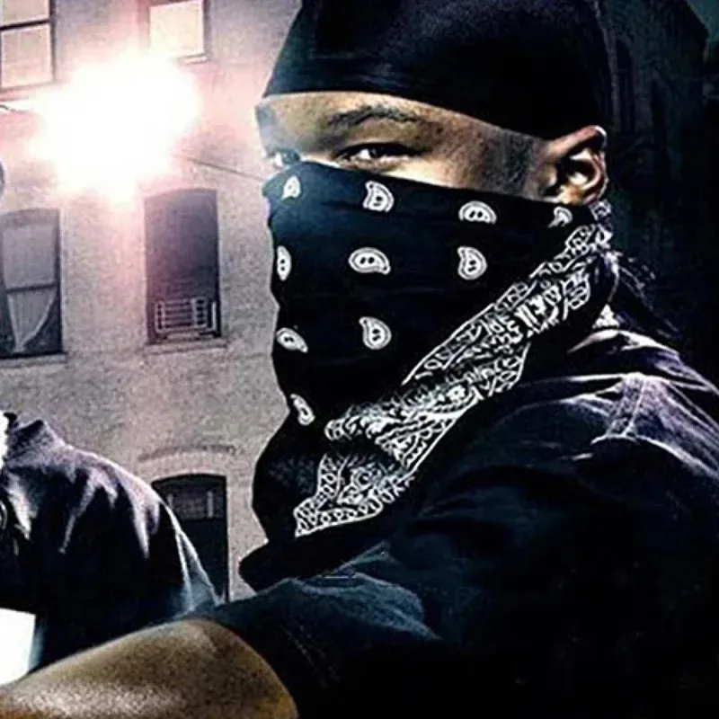 15/1pcs Men Women Cotton Bandana Hairband Cowboy Mens Biker Sports Headwear Hip Hop Wrist Hairwrap Single Sided Head Wrap Scarf