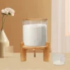 Flour and Cereal Container, 1.32gal, Rice Dispenser, Glass Food Storge Container for Kitchen Organization and Pantry Store Vial 2