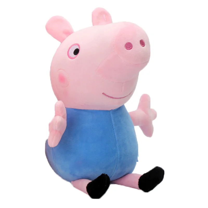 thumbnail image 1 of Oso de peluche Peppa Pig auténtico de 30 cm y 12 pulgadas, papá, mamá, abuelo, abuela, dinosaurio, Peppa George, regalo de cumpleaños y Navidad para niños, 1 of 5