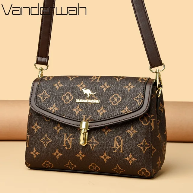 Sacs à bandoulière décontractés en cuir PU pour femmes, fourre-tout de luxe de styliste, sac à bandoulière de petite capacité 1