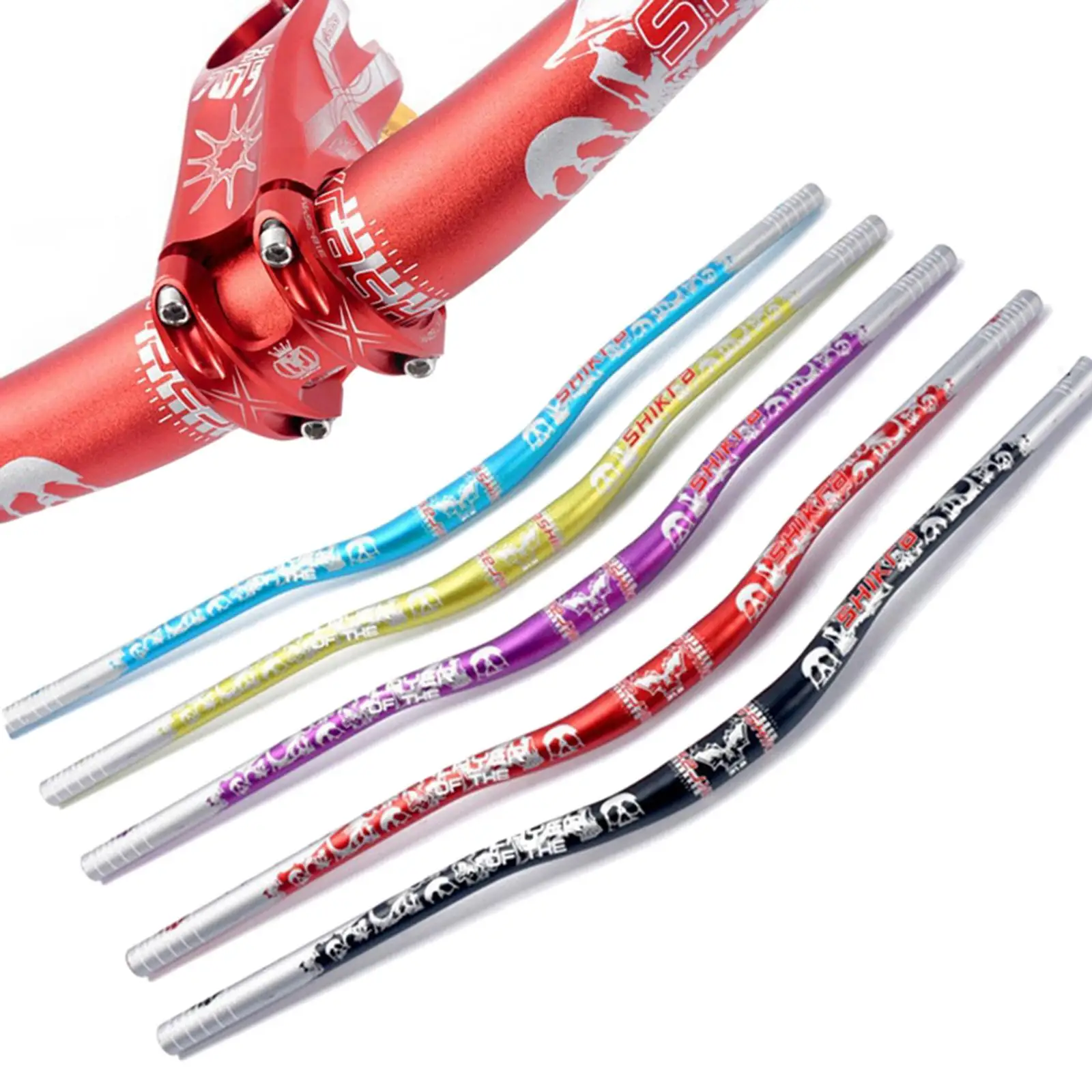 Bicycle Handlebar Mountain Bike Handlebar Downhill Riser Bar 31.8mm 720mm/780mm