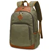 Retro Men's Backpack Waterproof Wax Dyed Canvas Bag Large Capacity Outdoor Travel Multifunctional Computer Bag 6