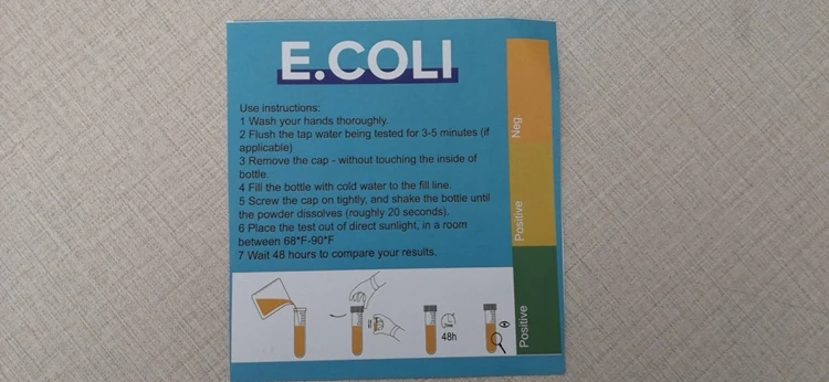 High-precision Bacteria Test Kit E. Coli Test Water For Drinking Water