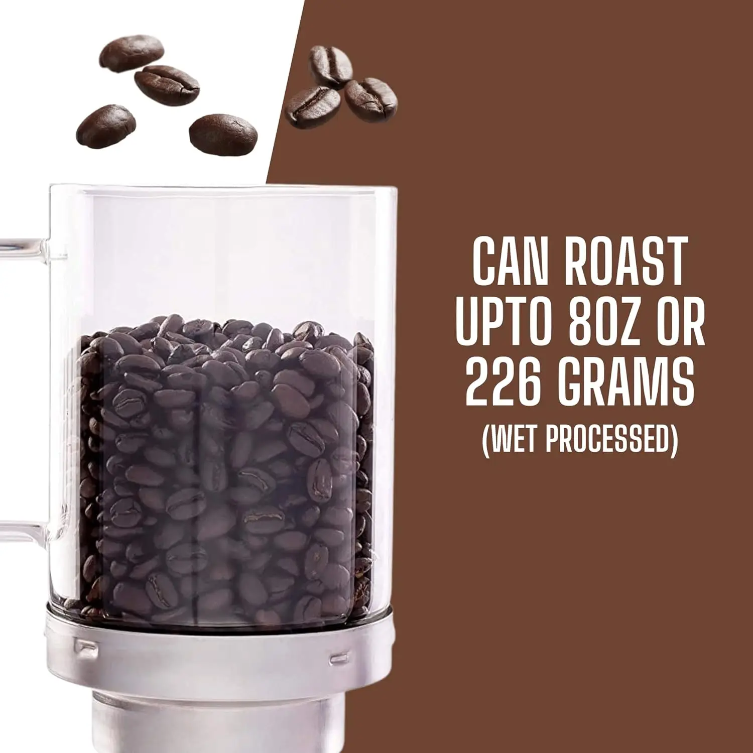 800  Coffee Bean Roaster  Roast Coffee At Home  Heat Settings  Convection Fan Control  Digital Status Di 6