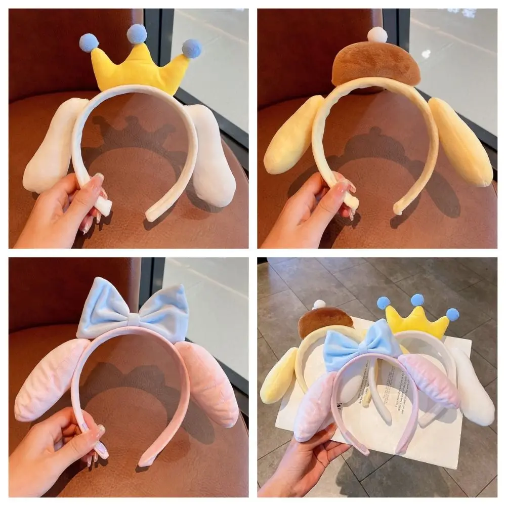 

Plush Cartoon Doll Headband Hair Accessories Hairbands Anime Hair Hoop Korean Style Headdress My Melody Hair Hoop Outdoor