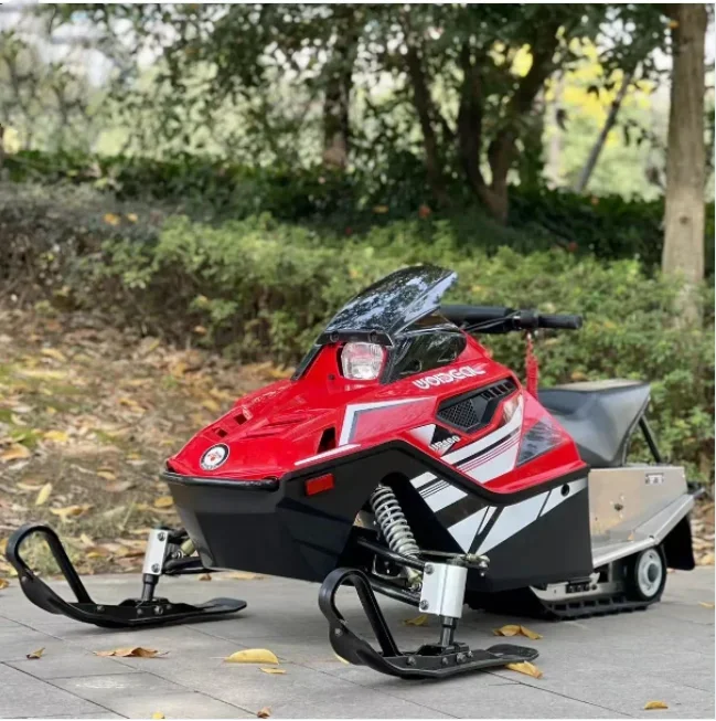 4 Stroke 300cc Chinese Kids Children Snowmobile Gasoline Snowscooter