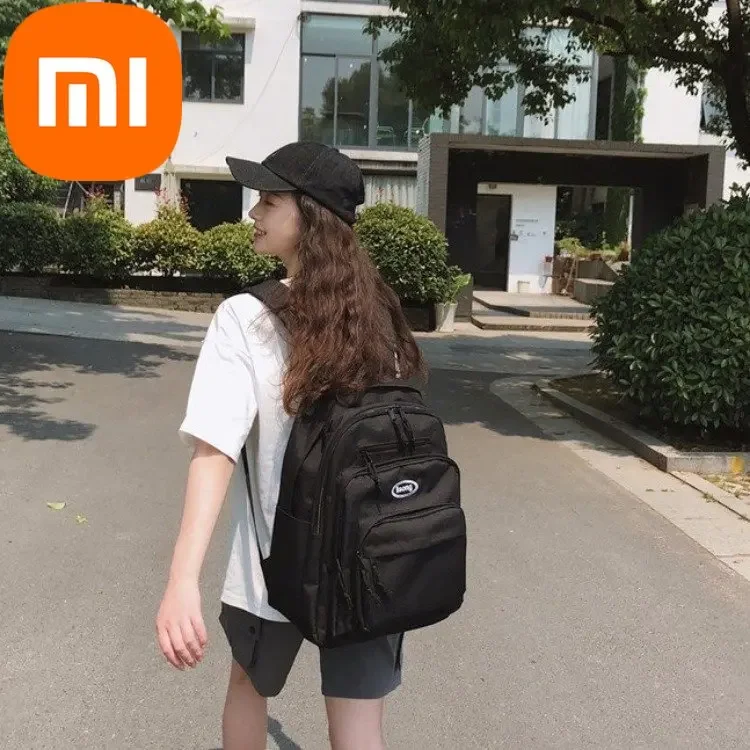 

Xiaomi Backpack Men's Simple Large Capacity Travel Backpack Women's Leisure Junior High School Students' Schoolbag