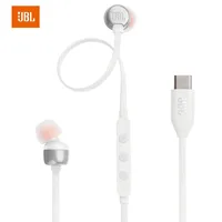 JBL TUNE 310C Authentic Authorization Wired In-ear Headphones Stereo Audio Built-in microphone Type-C Interface Silicone Ear Cap