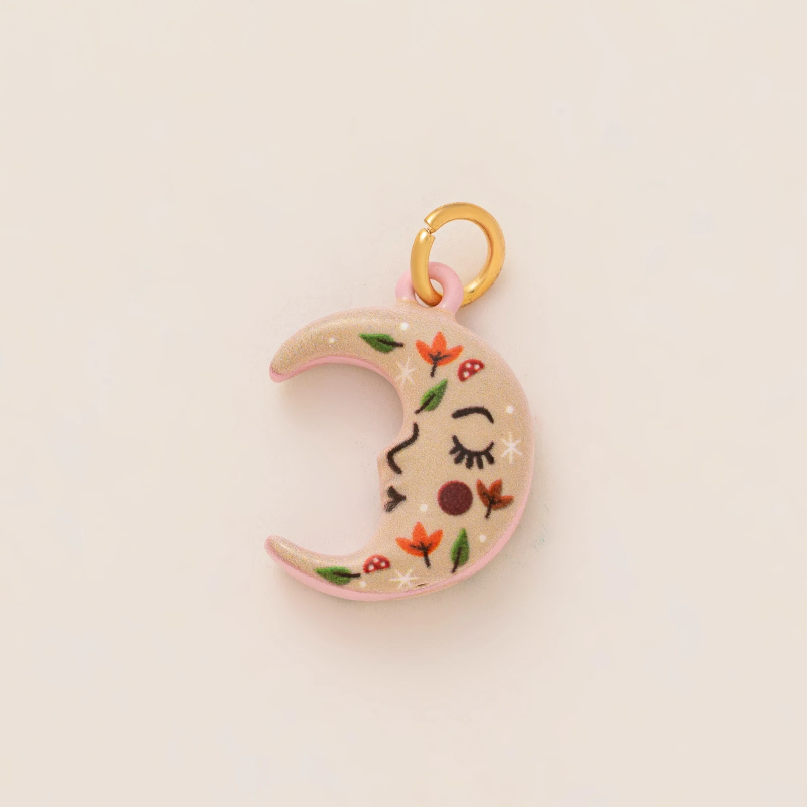 Neue Mode Kürbis Vogel Mond Anhänger DIY Tropf Ölgemälde Farbe Serie Anhänger charms für schmuck – Detail 5