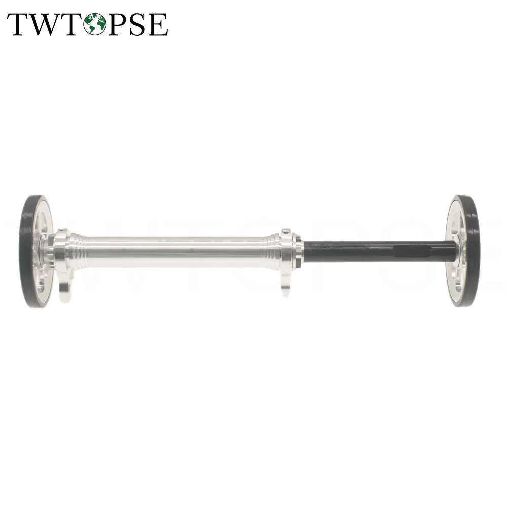 Bike Cargo Rack Parts TWTOPSE Bike Easy Wheel Extension Rod For Brompton Folding Bicycle Telescopic Bar Rear Cargo Rack Titanium Bolts
