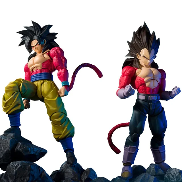 Goku SSJ4 Vegeta SSJ4 DBGT Mounted Print for Sale by Anime and More